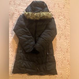 Land End’s black puffy coat, like new.
